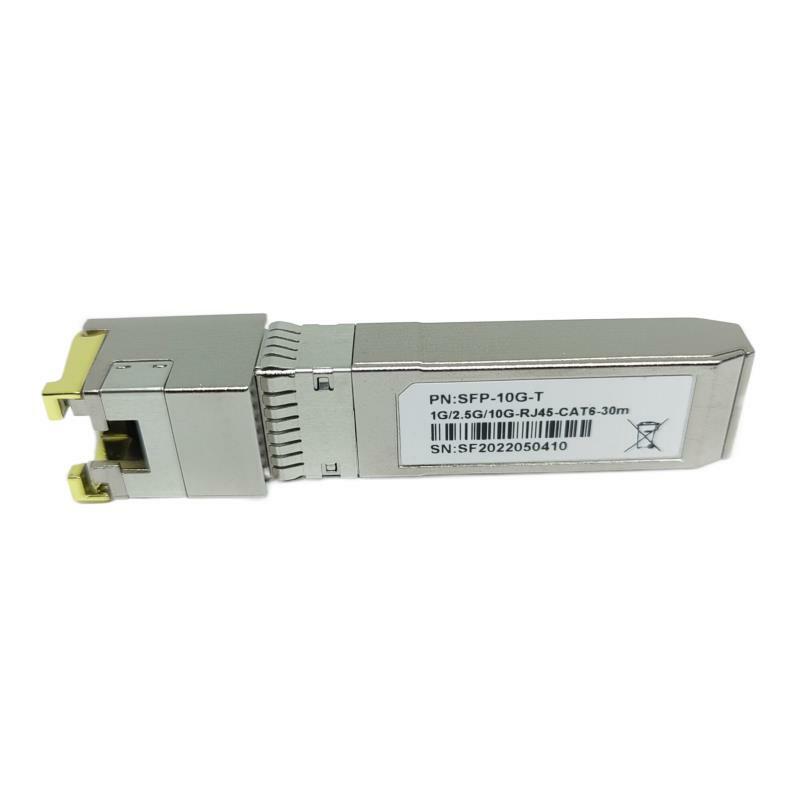 For MikroTik S+RJ10 SFP-10G-T 10Gigabit Ethernet RJ45 Electrical Port RJ45 10G SFP+ to 10Gbase-T 30M Module Transceiver