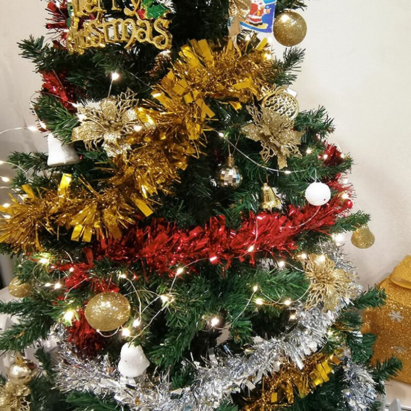 Luces de decoración de fiesta de Navidad, cadena estrellada, hogar, boda, luces de hadas