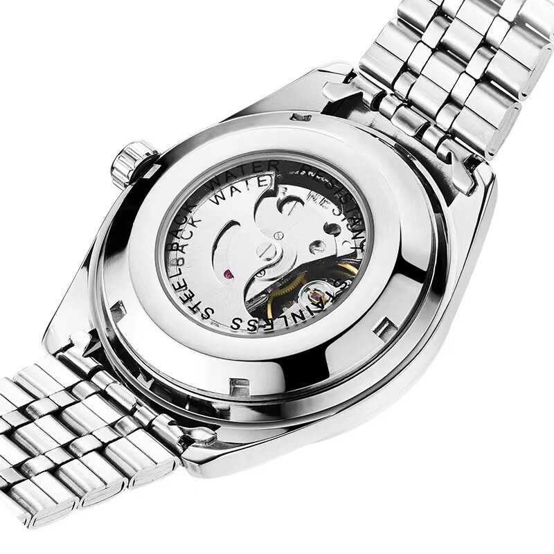 Grandseiko นาฬิกาข้อมือสำหรับผู้ชายอัตโนมัตินาฬิกากลไก Gold Skeleton Vintage Man นาฬิกาข้อมือบุรุษแบรนด์นาฬิกาห...