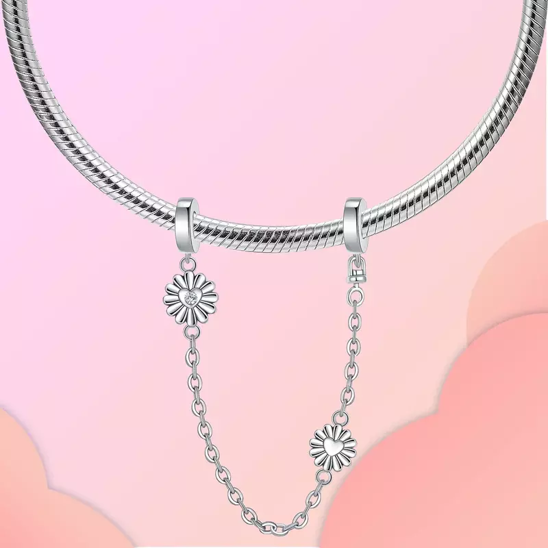 925 Silber Schmetterling funkelnde Blume Iris Tulpe Lavendel Sonnenblumen Perlen passen original Pandora Armband DIY Perle Frauen Schmuck