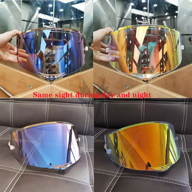 11 farbe erhältlich Motorrad Helm Objektiv Visier Helm Brille Objektiv Volle gesicht fall für AGV Pista GPR GP RR corsa R RENNEN 3