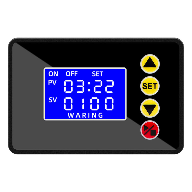 Temporizador Digital LCD, interruptor de retardo, relé programable, controlador de tiempo de microordenador para múltiples modos de combinación