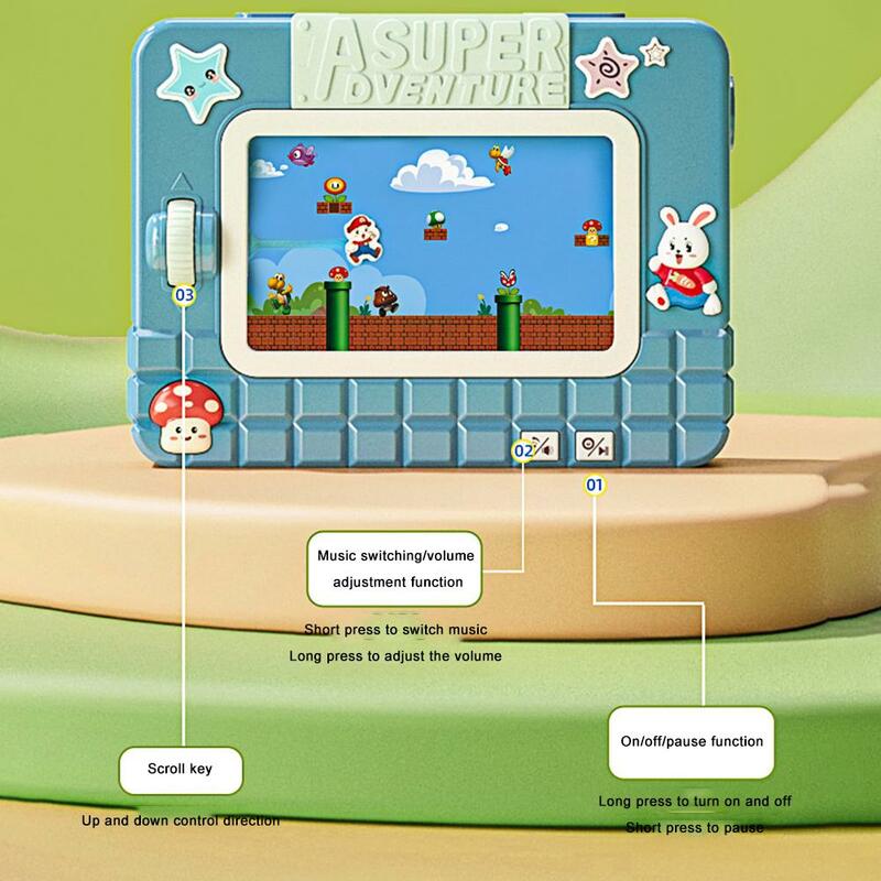 Konsola do gier dla dzieci Unikanie przeszkód i poziom Przygoda Elektryczna edukacyjna wyścigowa na pulpicie Interaktywna zabawka dla rodziców i dzieci