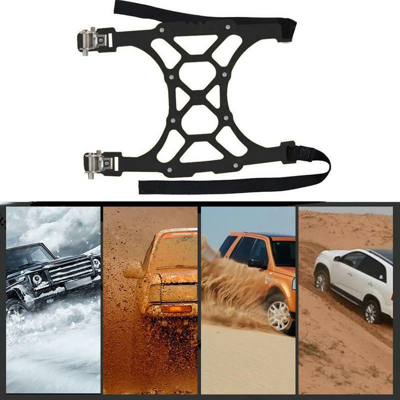 Universal Car Tire Snow Chain For Winter Car Snow Chains With Strong Grip For Snow Road Desert Accessories For Vehicle