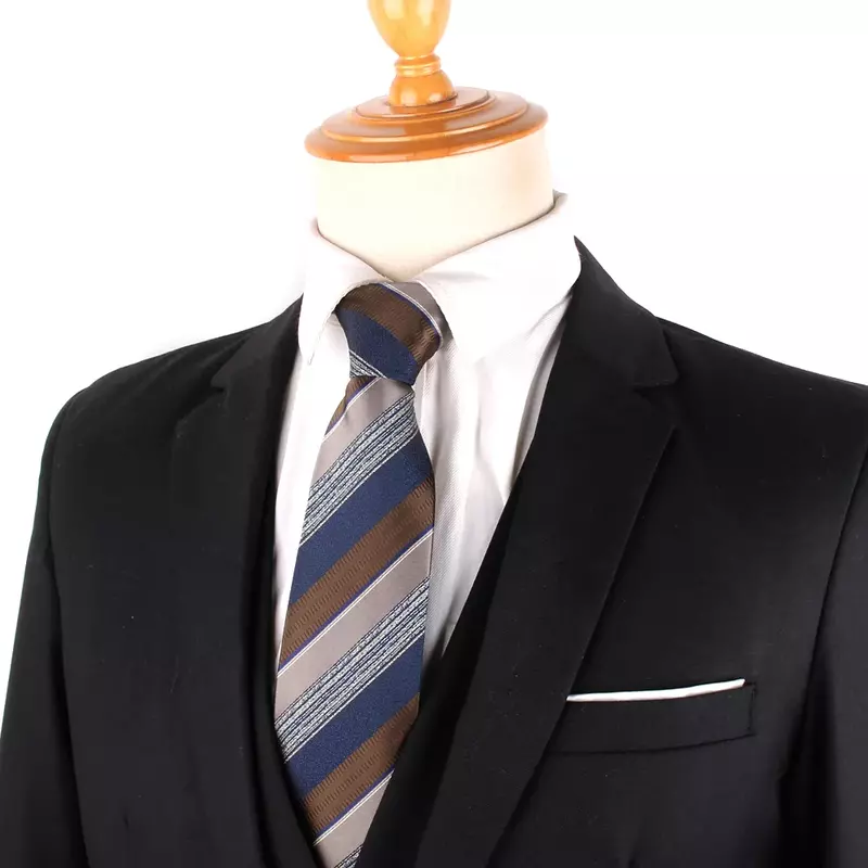 Полосатые галстуки для мужчин и женщин, темно-синий цвет, галстук для телефона, деловые Цветочные Галстуки с пейсли, Свадебный галстук для жениха, подарки