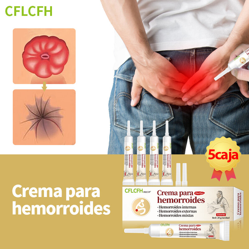 Creme Tratamento De Hemorroidas, Alívio Da Dor, Intemal, Remoção De Hemorroidas Externas, Fissura Anal, Hua Tuo Medicine, Espanhol