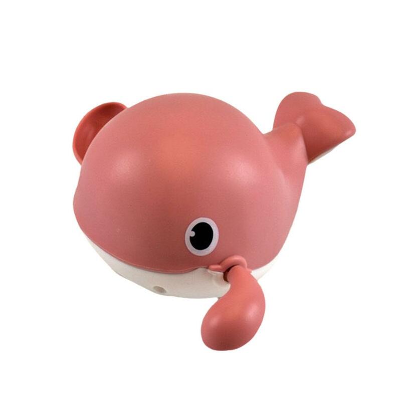 Cute Swimming Whale Toy for Baby, Water Chain, Clockwork Bathing, Toddler Pool, Beach, Classic Toy for Kids, Water, 1Pc, A8o0