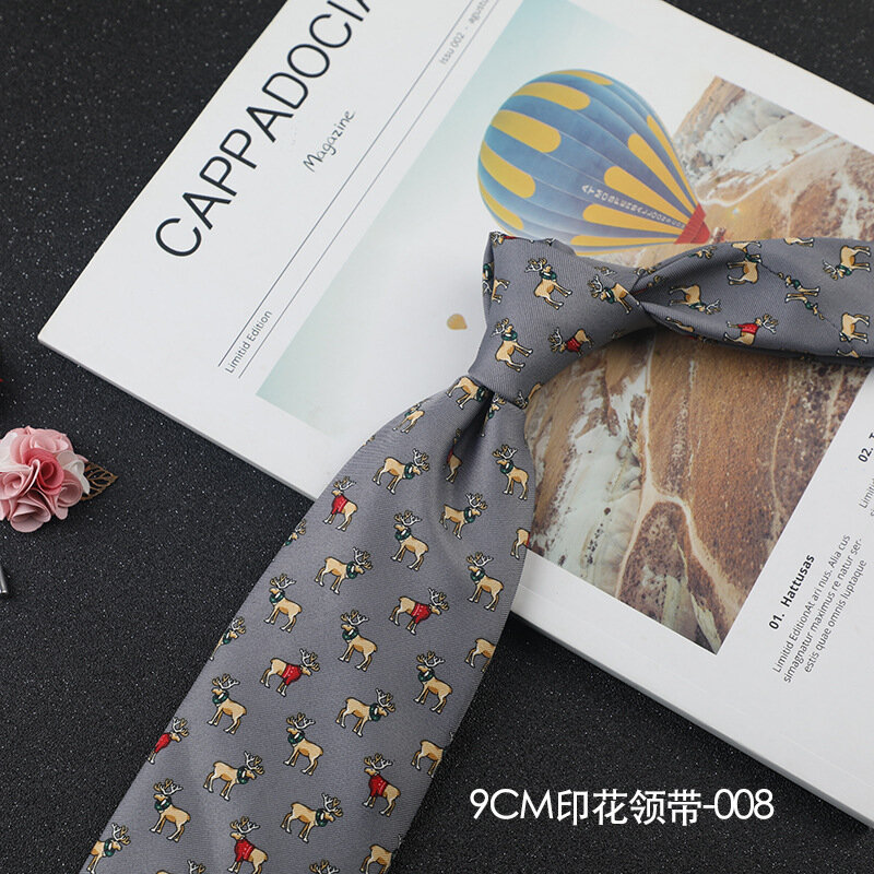 Corbatas de estilo británico para hombre, corbata de cuello de negocios de poliéster, vestido Formal, corbata de boda, corbata de boda, 9cm, nuevo punto