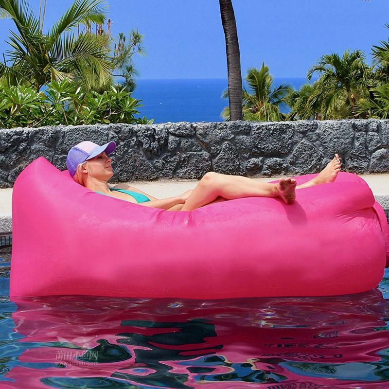 Outdoor Inflatable Seatings Sofa Portable Air Sleeping Bag Lunch Break Camping Lounge Chair Internet Famous Hot Air Mattress