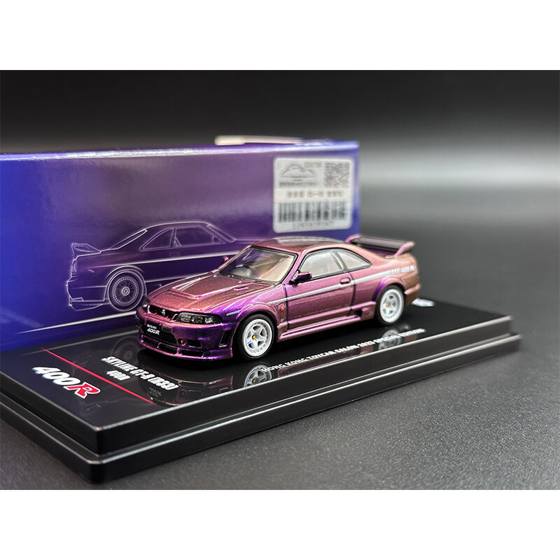 مجموعة موديلات سيارة ديوراما إنو ديكاست ، ألعاب مصغرة ، 1:64 أفق GTR R33 400R هونج كونج ، صالون ، متوفر