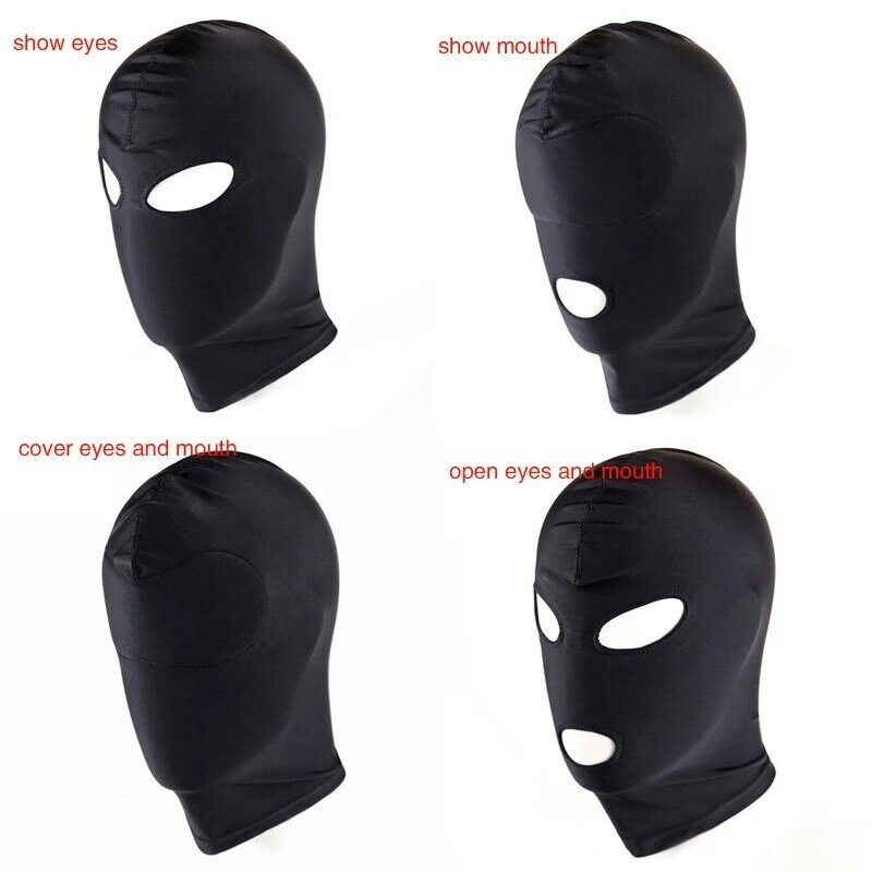 Erwachsene Rolle zum Spielen Maske 3-Loch Anti-Terror-Cosplay Kopfbedeckung Räuberkappe