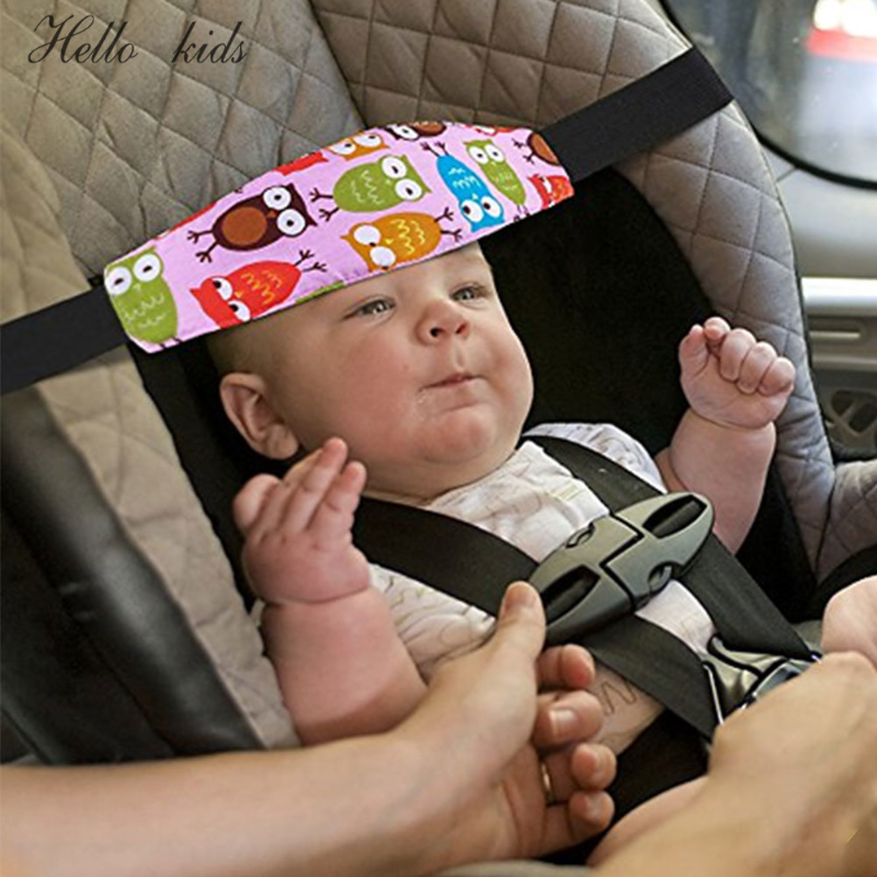 Car Segurança Seat Head Fixação Strap, Cinto de Algodão Auxiliar, Pram Secure Strap, Doze Banda para Baby Pram, Novo