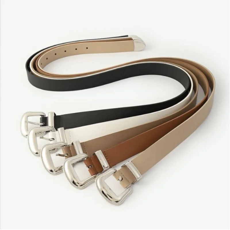 Cinturones decorativos versátiles para mujer, traje de Jeans, cinturón de diseñador de lujo de alta calidad