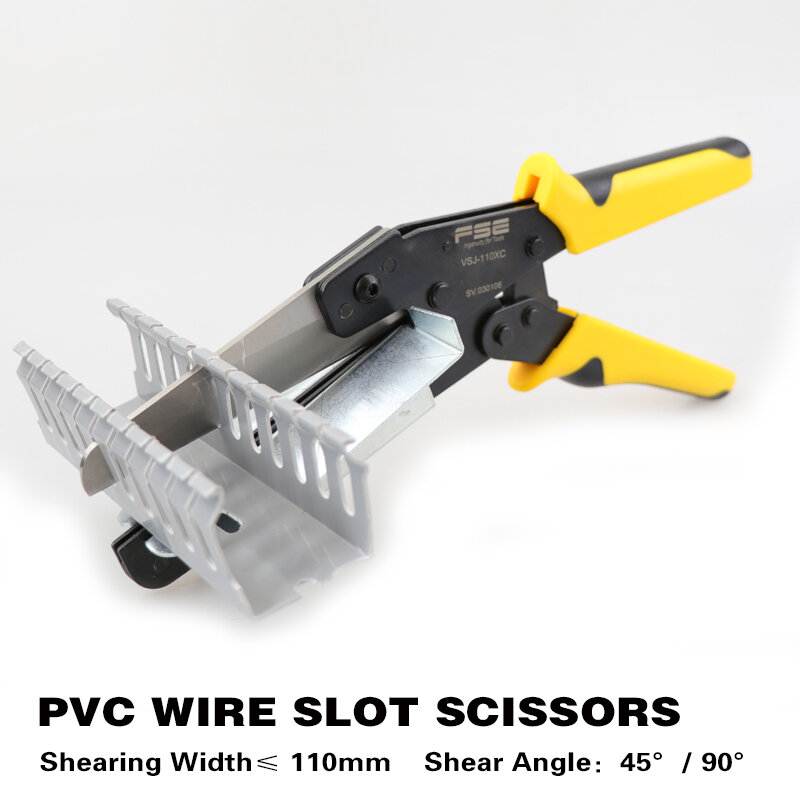 Trunking scissor multi ângulo mitra fio cortador do duto pvc trunking pe ppr tubo plástico corte guarnição cortador 45 90 graus VSJ-110XC
