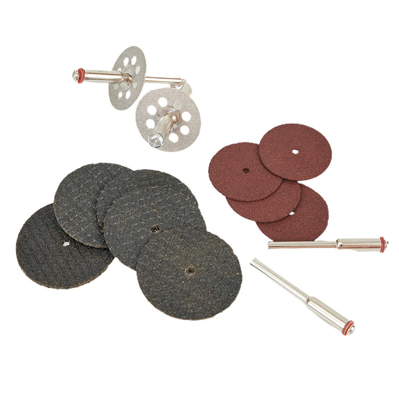 Accesorios de herramientas rotativas de repuesto, rueda de lijado de vidrio, madera, cerámica y Metal, 60 piezas, 40mm