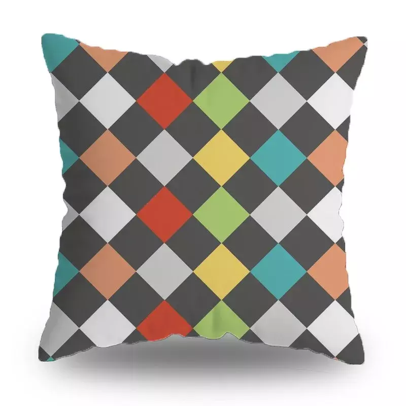 Interior Home Decor Pillow Covers   Abstract Geometric    Sofa Bed