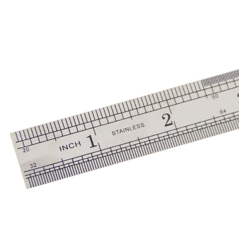 ストレートステンレス鋼定規,正確な測定ツール,学校事務用品,15cm,6インチ,両面,1個