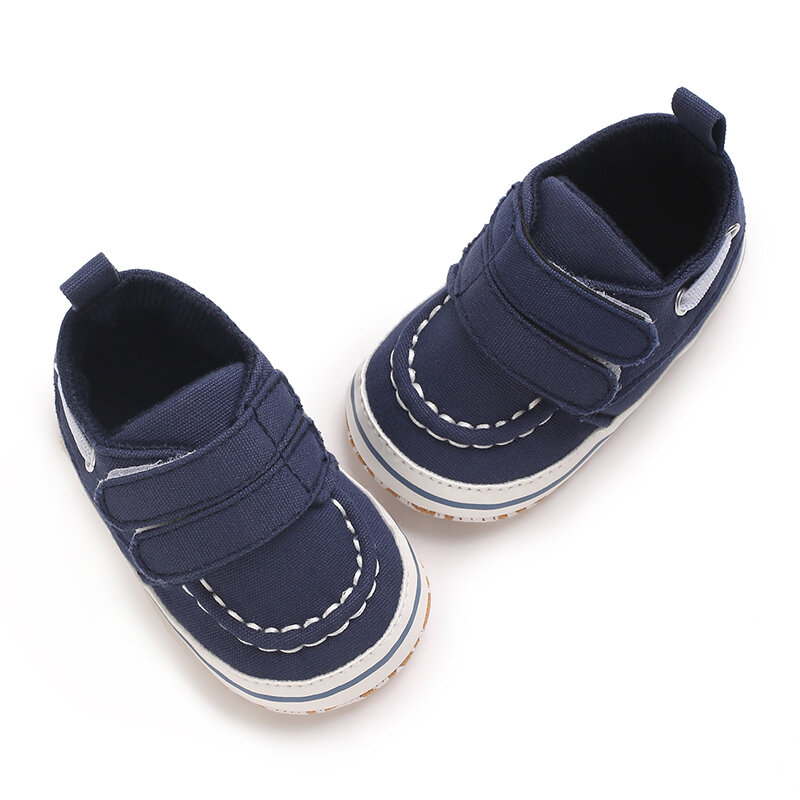 Petites Chaussures Blanches Simples et Polyvalentes pour Bébé de 0 à 18 Mois, Chaussures en Toile à Semelle Souple, Nouvelle Collection