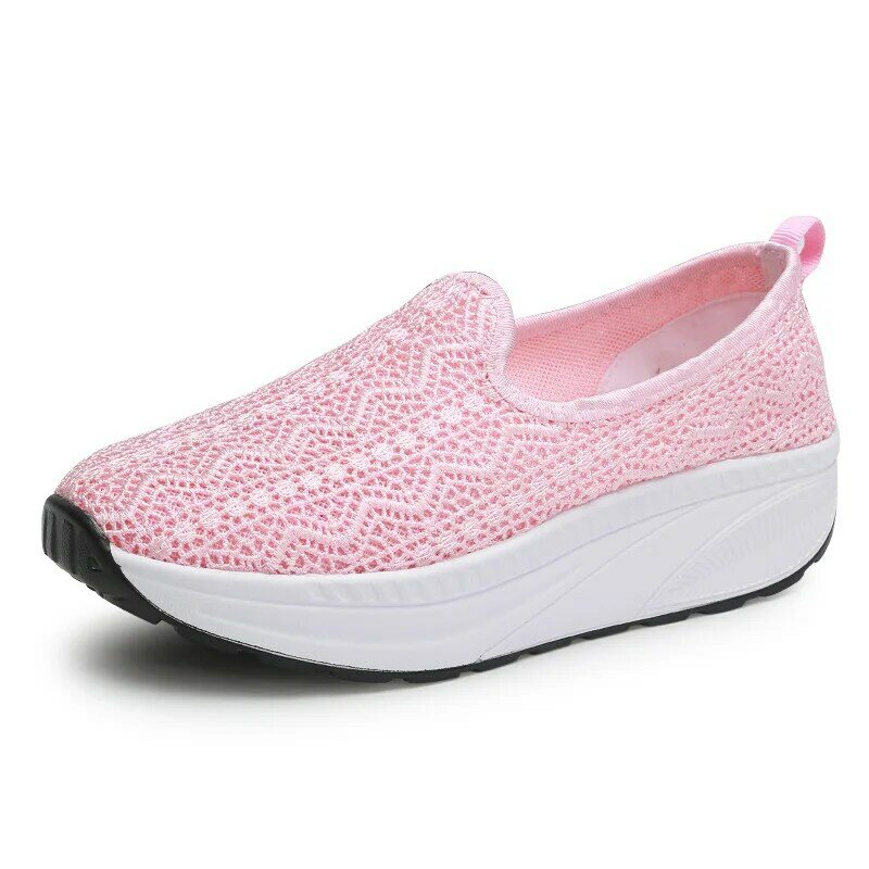 New Women's Sports Shoes Tennis Thick Bottom Flat Comfortable work Sneakers Women