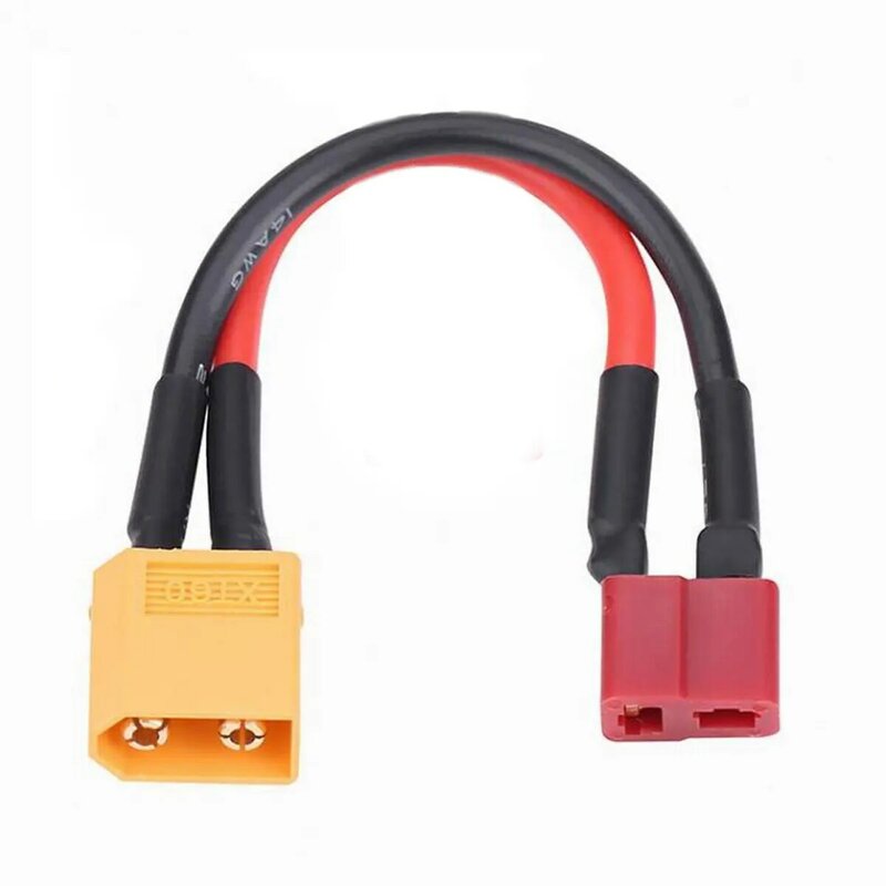 XT60 to Deans t-plug Male Female Adapter Connector Cable untuk Lipo Battery 14AWG RC Parts