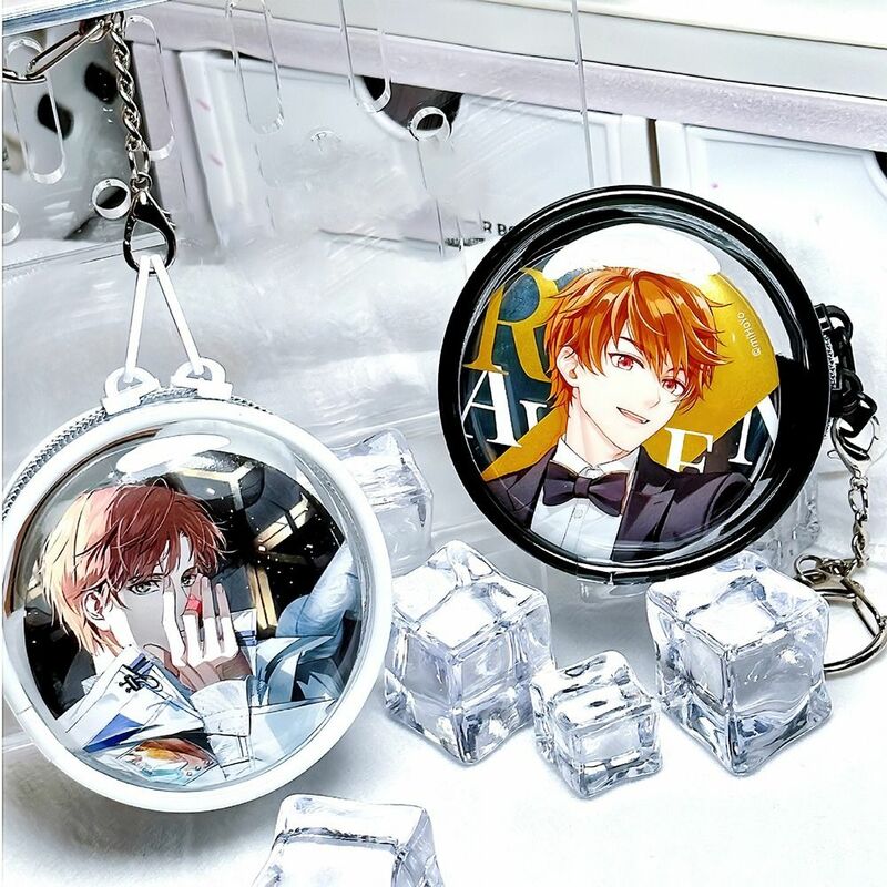 Mallette de rangement transparente pour badges Anime, nouveau sac d'affichage de stockage en PVC ChimPVC, étui de protection extérieur transparent