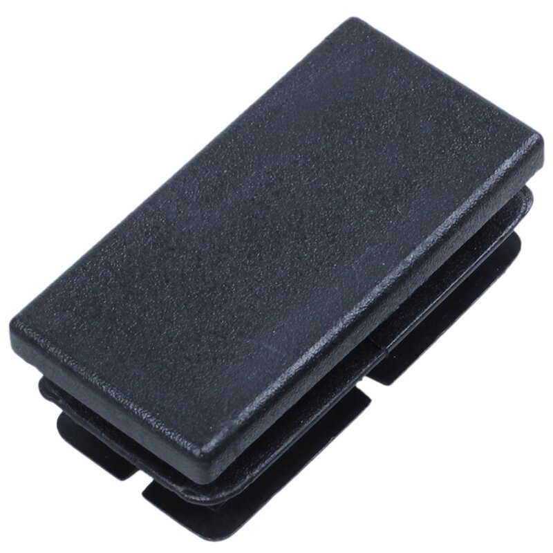 Tapas rectangulares de plástico negro, insertos de 32 piezas, 20Mm X 40Mm