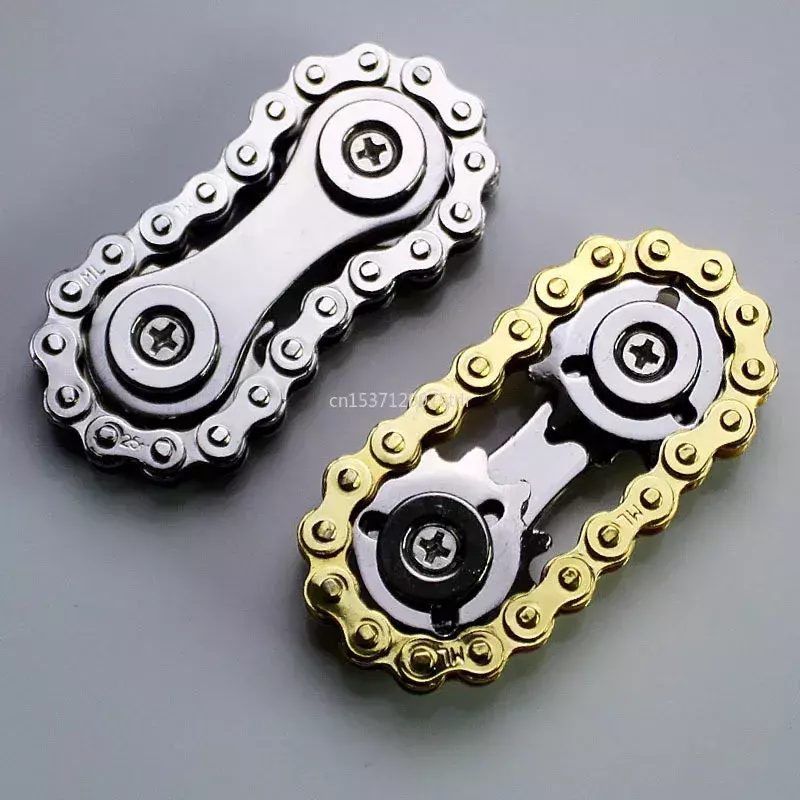 Nuovi pignoni volano Fingertip Gyro Fidget Spinner Antistress ansia catene per bici in metallo EDC Spinner Fidget Toys per bambini adulti