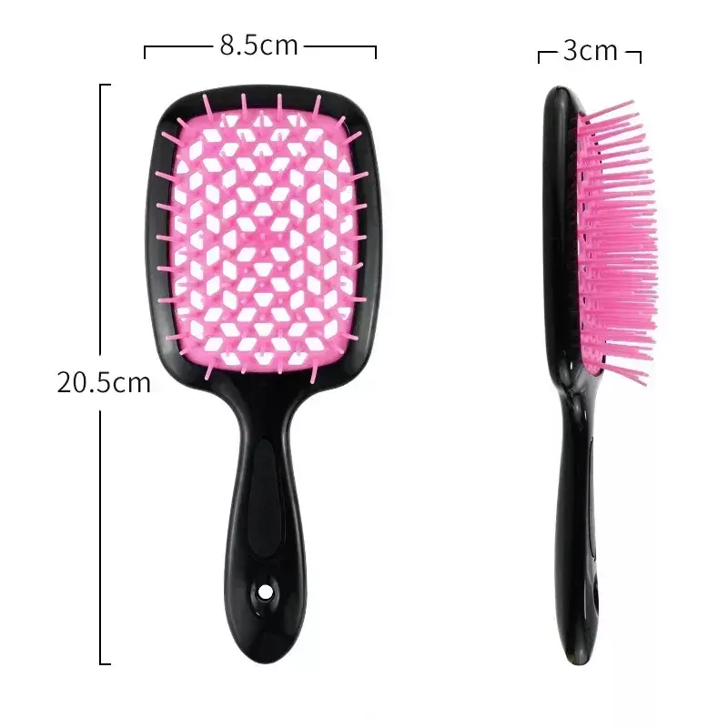 Hair Comb Wide Tooth Air Cushion Hollowing Out Brush Anti-tangle Static Detangling Tangled Hair Combs Salon Hairdressing Tools