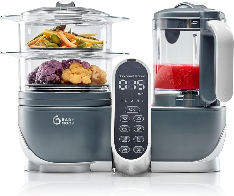 Steam Cooker, Multi-Speed Blender, Baby Purees, Warmer, Defroster, 1 Count (Pack of 1) (Nutritionist Approved)