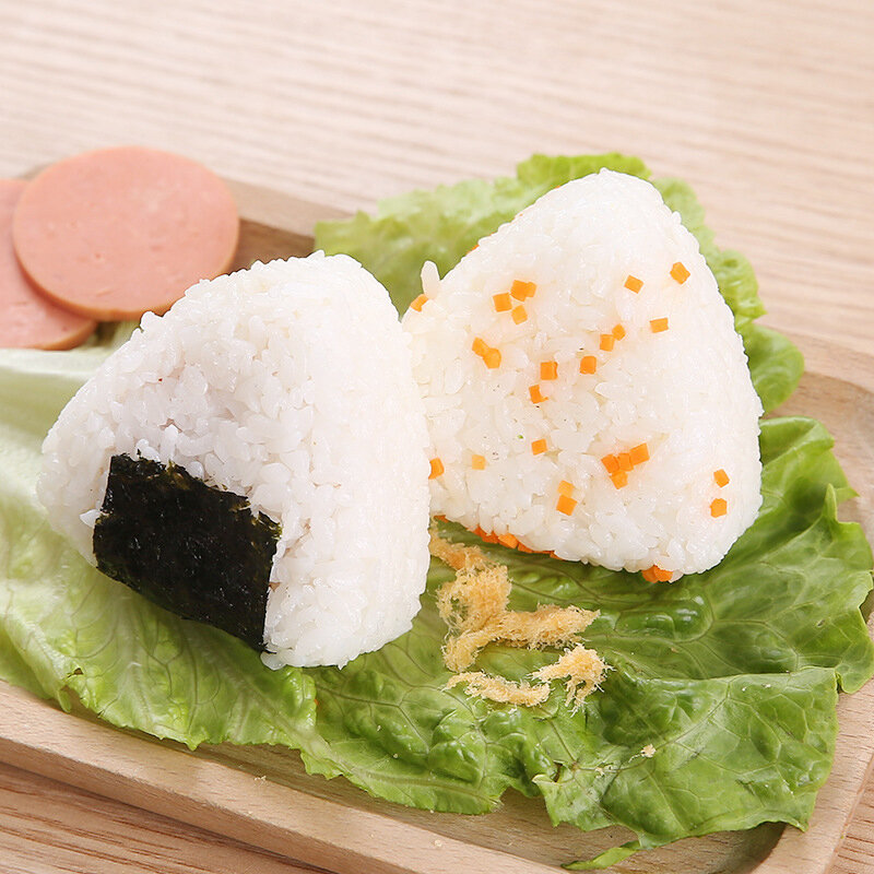 مجموعة قوالب السوشي المثلثة والملعقة ، آلة بينتي للأطفال ذاتية الصنع من Onigiri ، قالب غداء كبير ، إكسسوارات أرز للمطبخ ، 2 240