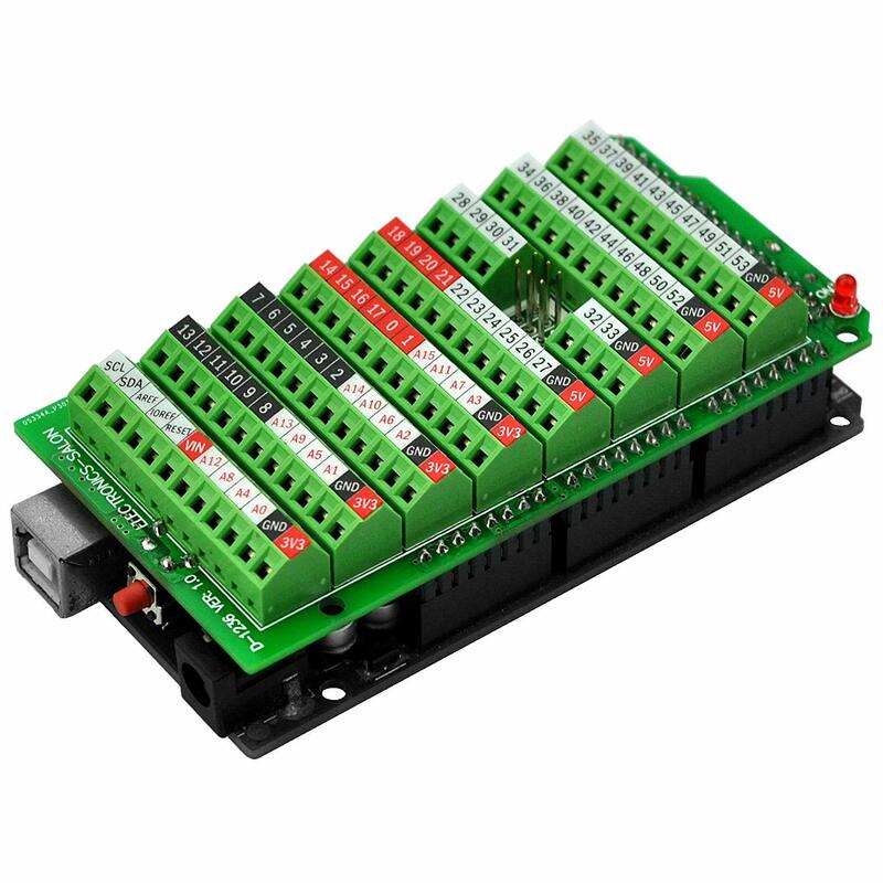 Electrónica-módulo de ruptura de bloques de terminales de tornillo de salón, para Arduino MEGA-2560 R3.
