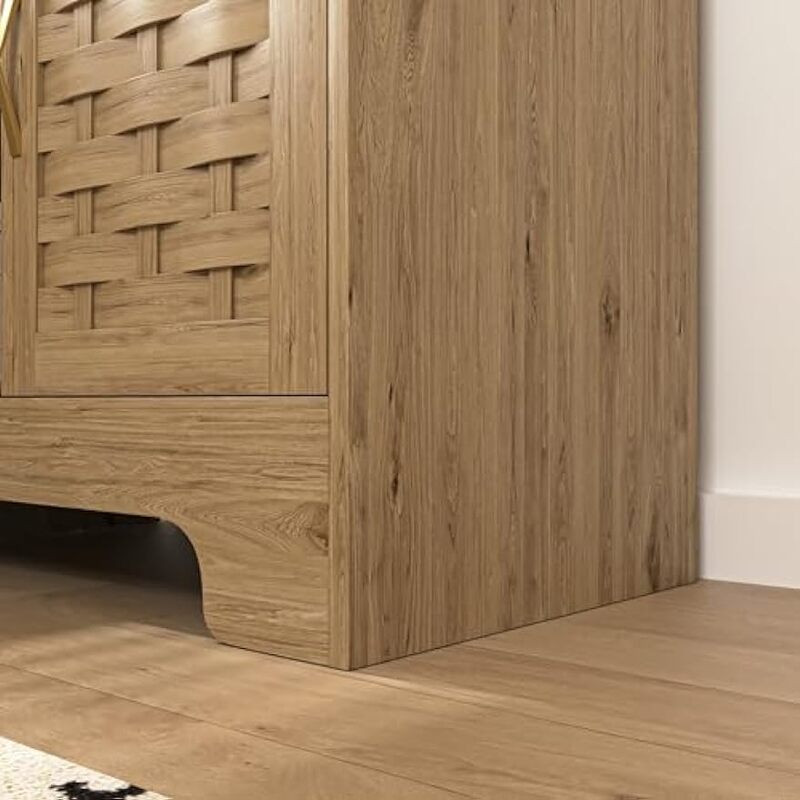 ChicFurnit 67''Tall Freestanding Pantry Buffet Cabinet, Wood