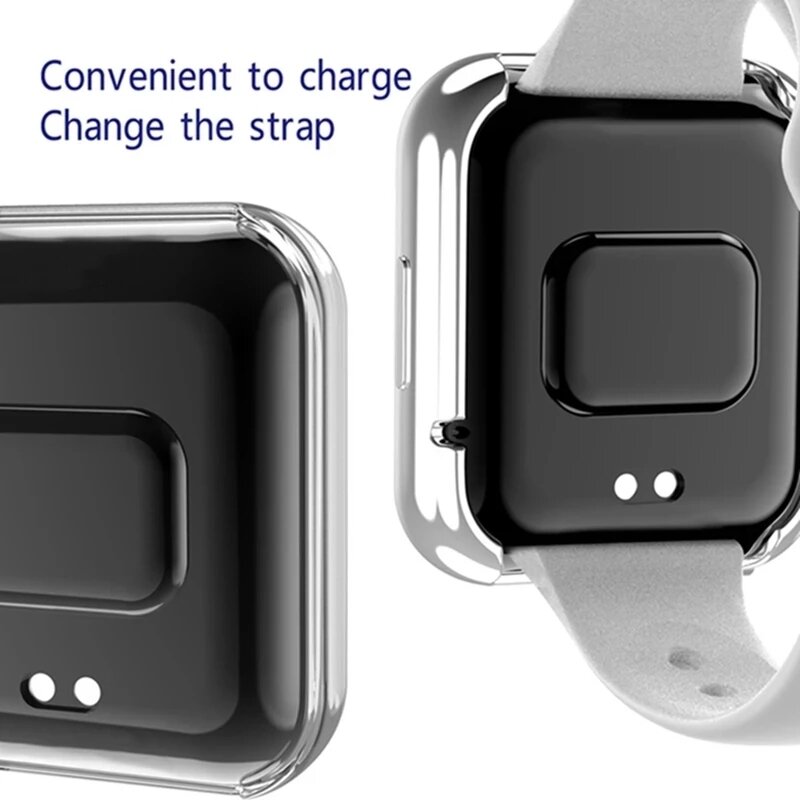 Casing Pelindung TPU Sepuhan untuk Xiaomi Mi Watch Lite 2 Casing Jam Tangan Cangkang Pelindung Layar Penuh Casing Penutup untuk Redmi Watch 2 Lite