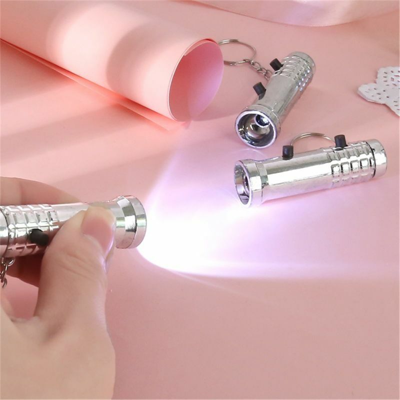 77HD Mini Taschenlampe Detektor UV Licht Schlüsselanhänger Spielzeug LED Schlüsselanhänger Helle Farbe Spielzeug