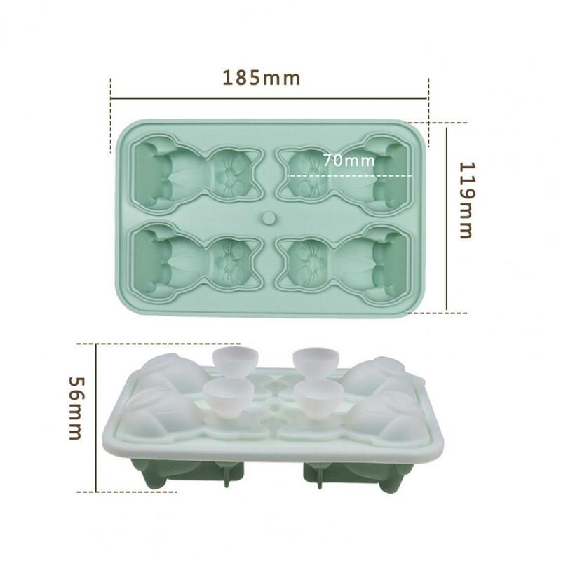 Cat Silicone Ice Cube Tray Easy Release Refrigerator Summer Cocktail Whiskey 3D Kitten Ice Maker Mold Kitchen Items