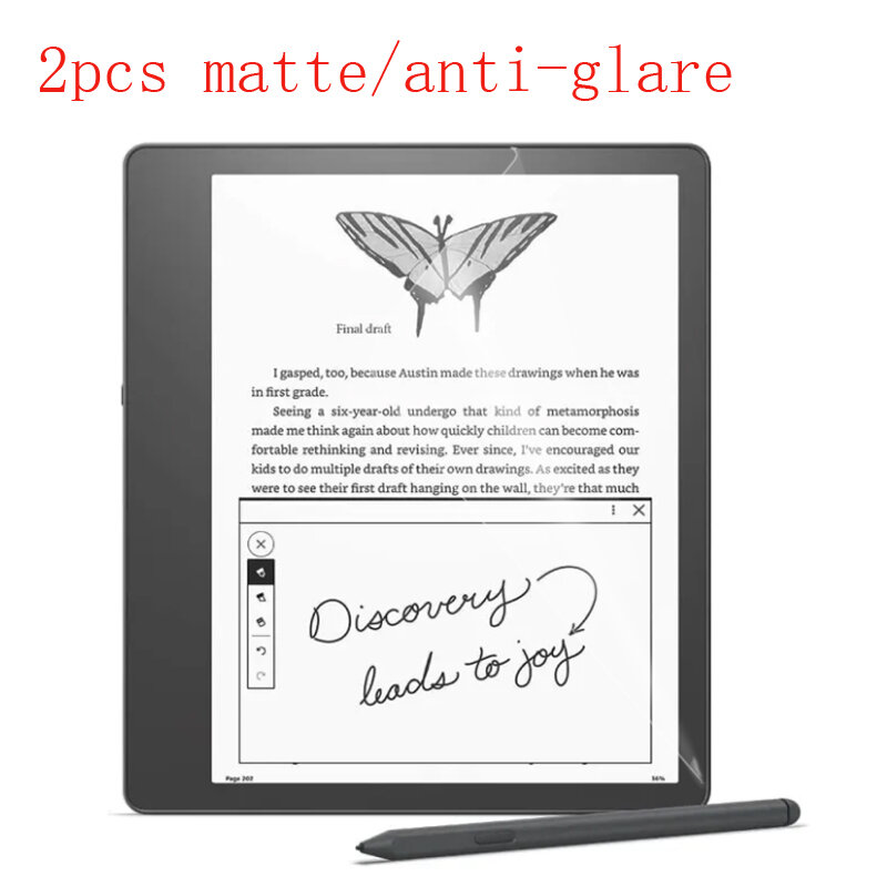 Matte Anti-Glare Screen Protector Plastic Film Voor Amazon Kindle 2022 (11.Gen) 2Pcs