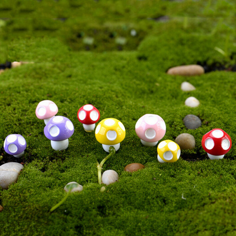 정원 미니어처 DIY 인형 사랑스러운 수지 조류 토끼 귀여운 마이크로 풍경 즙이 많은 장식품 장식