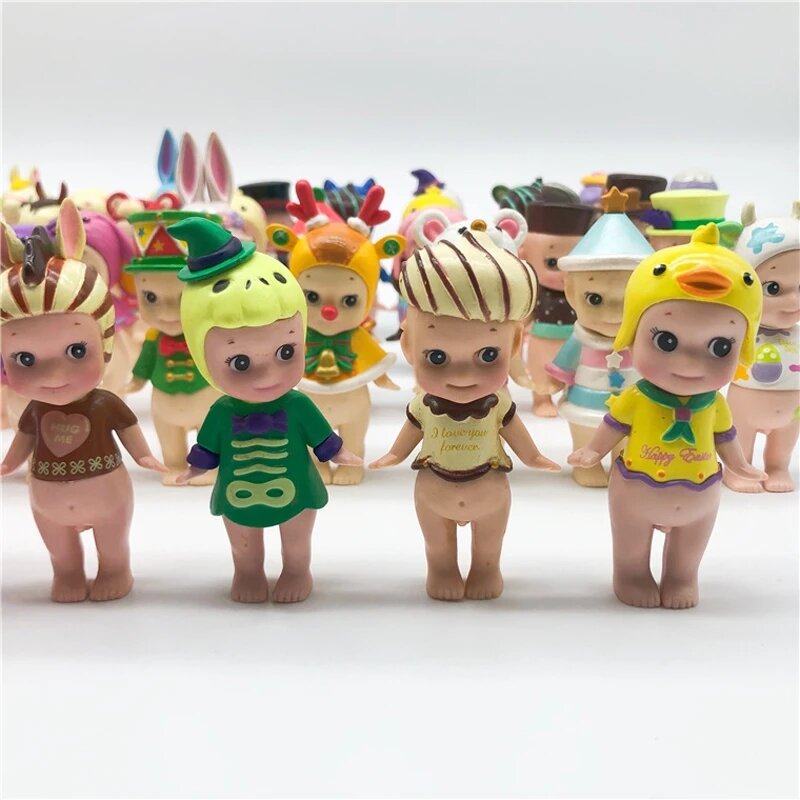 JupClaLove Happy Angel Nake Body Baby Chi ido Kewhelicopter Butter PVC Figure, Limite Toy Gift for peuv, Boy, Girl, 8Pcs