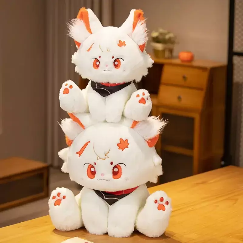 Аниме каэдехара, кошка казуха, косплей, плюшевая кукла 32 см, Genshin Impact Pet, мягкая подушка, игрушка, Рождественский подарок на день рождения
