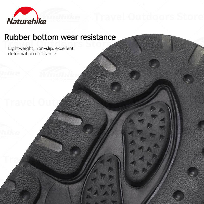 Naturehike-zapatos antideslizantes para hombre, sandalias de malla transpirables ligeras para exteriores, zapatos anfibios resistentes al desgaste para vadear