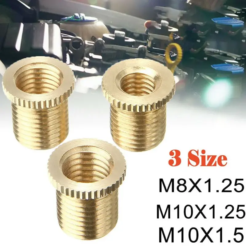 Accessories Thread Adapter Nut Shift Universal 1PCS Aluminum Alloy Gold Insert Kit Knob M10x1.25 M10x1.5 Useful
