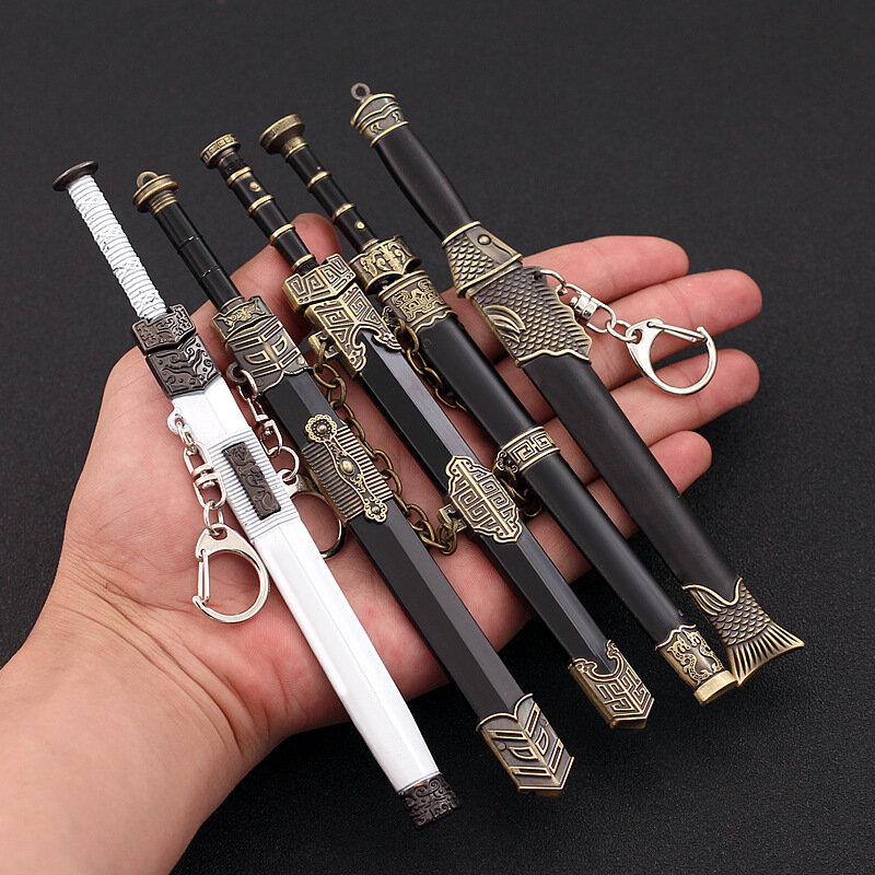 16cm Letter Opener Sword Alloy Weapon Pendant Weapon Model Can Used for Role playing Chinese Ancient Han Dynasty Sword