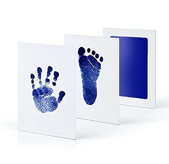 Non-Toxic Handprint e Footprint Imprint Kit, lembranças do bebê, recém-nascido Footprint Ink Pad, presentes do cuidado do bebê