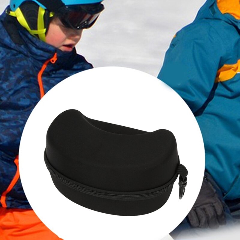 Funda protectora gafas EVA para gafas esquí y snowboard todas formas y tamaños, funda para gafas snowboard con