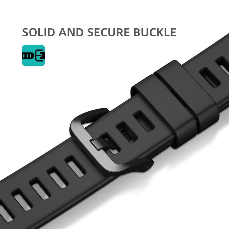 Correa de silicona para Huawei Band 6 /6 Pro, pulsera de repuesto ajustable para reloj inteligente Honor Band 6