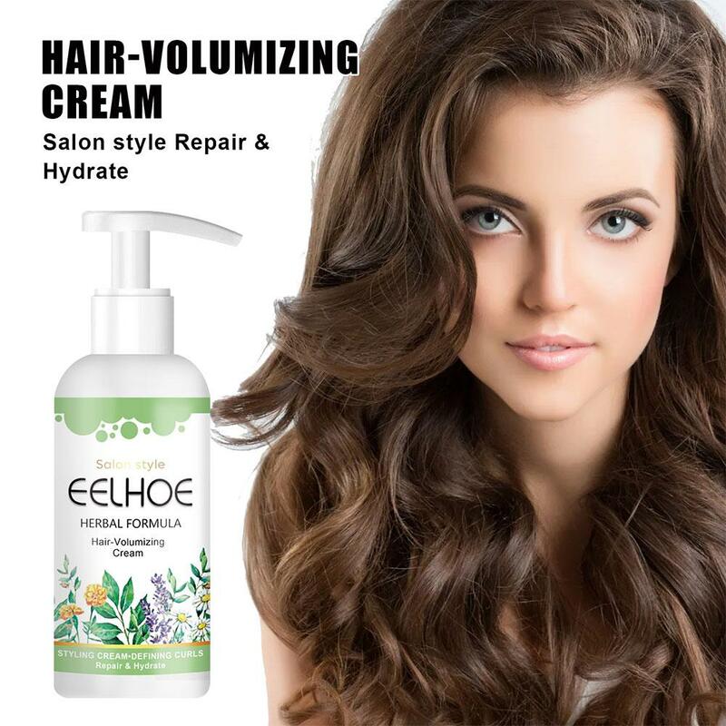Crema volumizzante per capelli Bouncie'lock Boost Defining Cream Hair Shiny Cream Care Day Curls volumizing sty Hair Long Curly T7C6