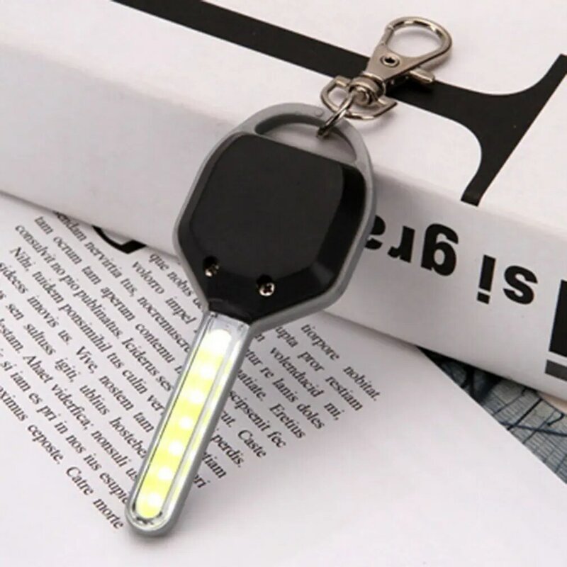 JOFlashlight-Porte-clés portable à LED COB, lampe de poche porte-clés, sac de camping d'urgence, lumière de sac à dos, nouveau