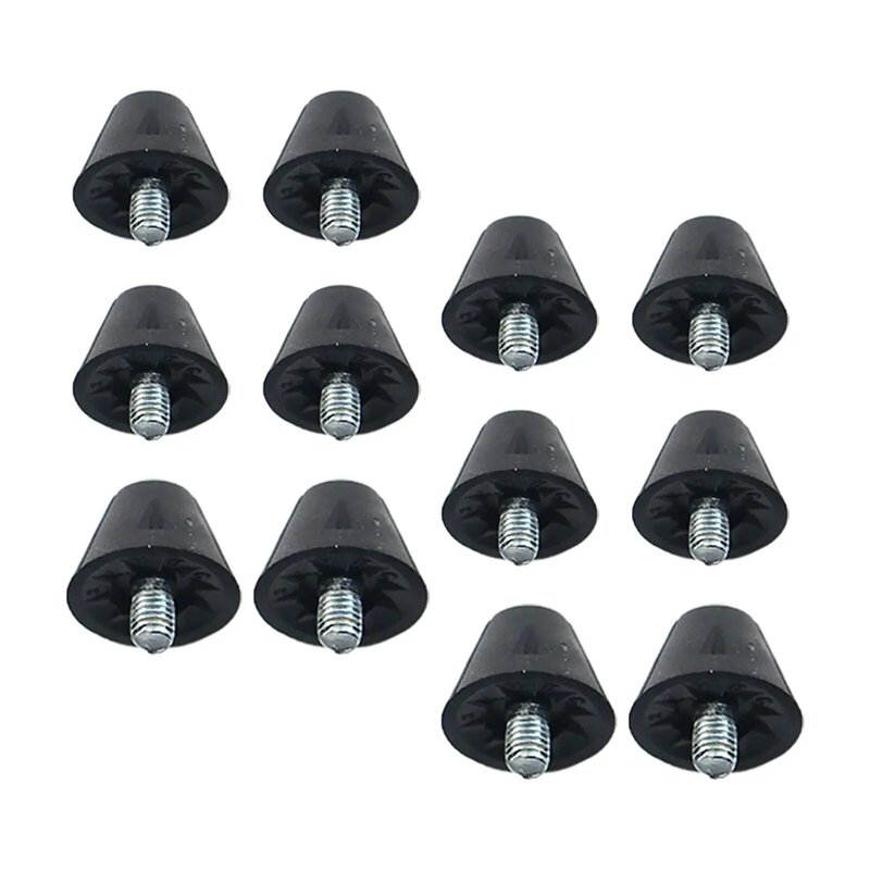 12x Football Boot Studs Portable Thread Screw 5mm Dia Replacement Spikes for Indoor Outdoor Sports Athletic Sneakers Training
