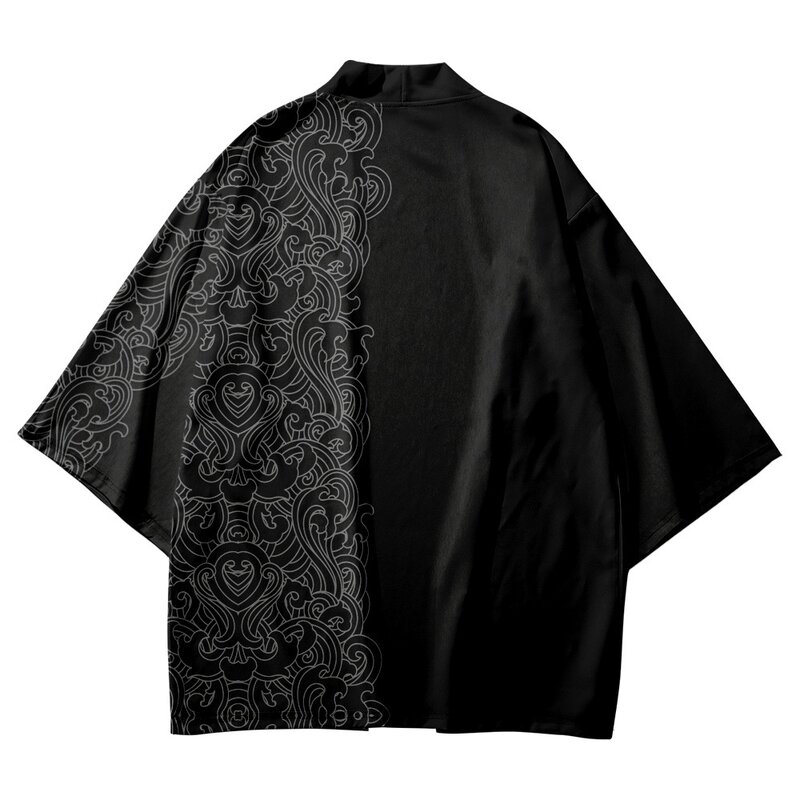 Bãi Biển Mùa Hè Thời Trang Nhật Bản Vintage In Kimono DạO Phố Cardigan Nữ Áo Haori Quá Khổ Đầu Yukata Plus Kích Thước 5XL 6XL