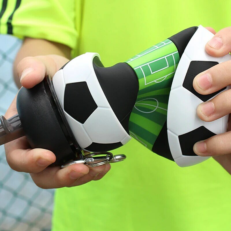 Kid Football Basketball Sports Ball Cup 6 Boy Gift Foldable Portable Silicone Water Cup Outdoor Kettle Creative Spherical 500ml
